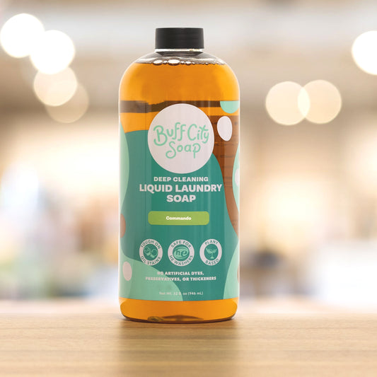 Commando Liquid Laundry Soap by Buff City Soap Supply, LLC