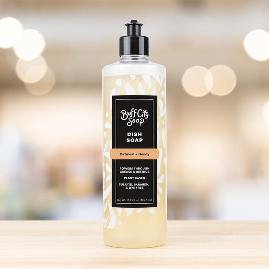 Oatmeal + Honey Dish Soap by Buff City Soap Supply, LLC
