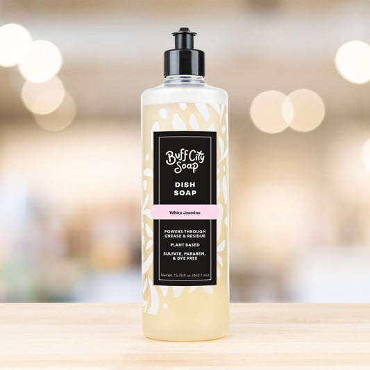 White Jasmine Dish Soap by Buff City Soap Supply, LLC