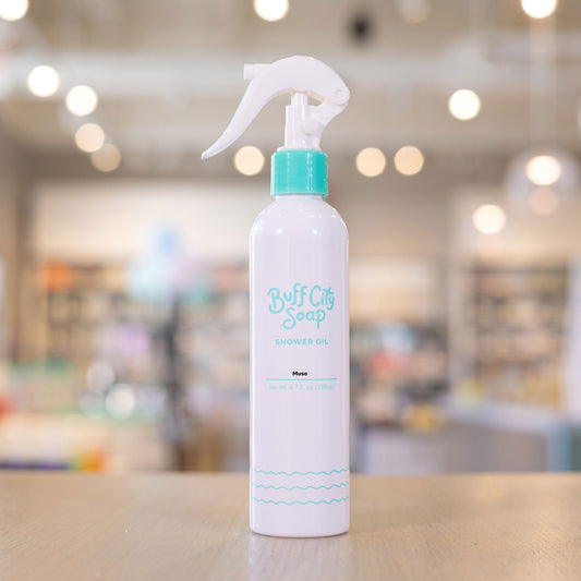 Muse Shower Oil by Buff City Soap Supply, LLC