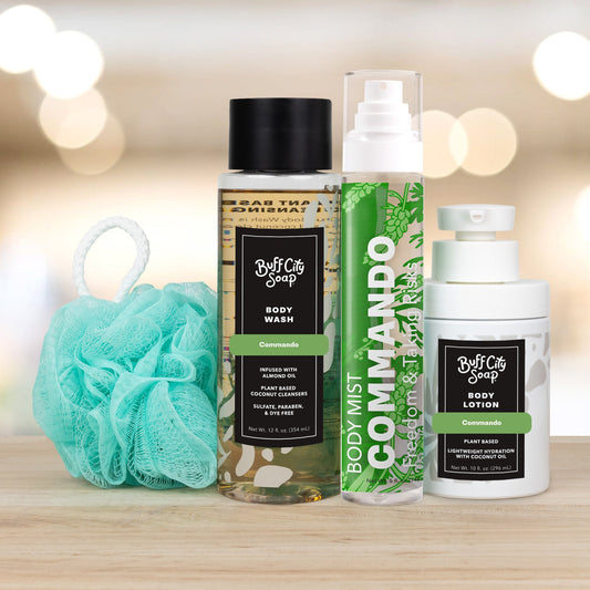 Commando Smell Wonderful Gift Set by Buff City Soap Supply, LLC