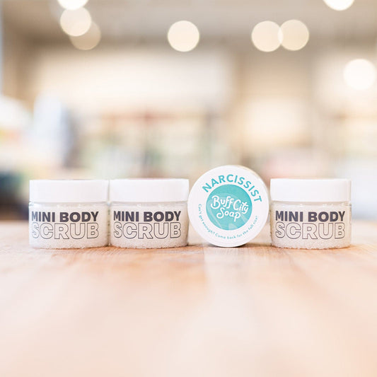 Narcissist Mini Body Scrub by Buff City Soap Supply, LLC